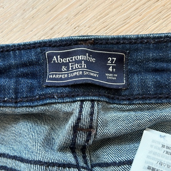 Abercrombie and fitch Harper super skinny destroyed size 27 - Picture 2 of 3